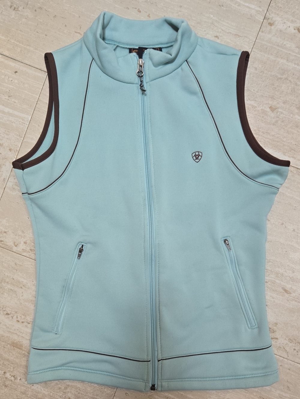 Ariat Sea Foam Green Zipper Vest